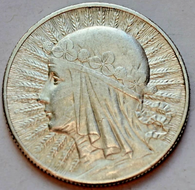 Polonia 5 Zlotych 1932, Reina Jadwiga, Polonia Foto 1 de 2