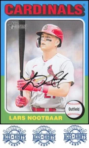 2024 Topps Heritage Lars Nootbaar St. Louis Cardinals #166 - Picture 1 of 1