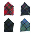 Ingles Buchan 100% Wool Tartan Plaid Pocket Handkerchief Squares - Scotland Made