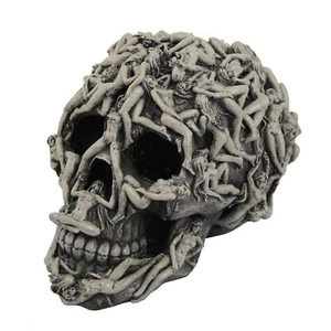 Erotic Skull Figurine Human Bodies Sensual Intimate Home Decoration 5 Inch New - Picture 1 of 1