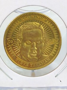 STEVE YZERMAN 05 1997-98 Pinnacle Mint Collection Hockey Ltd. Edition BRASS Coin