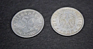 Deutsches Reich 50 Pf, "A", 1935, Umlaufmünze,  gut, Aluminium, Ø - Bild 1 von 1