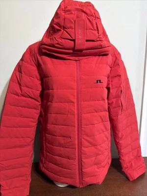 Chaqueta de esquí J. Lindeberg térmica de plumón para hombre mediana barbados cereza nueva con etiquetas Foto 1 de 4