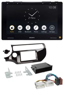 Sony USB MP3 DAB Bluetooth Autoradio für Kia Rio UB ab 2015 piano-schwarz - Bild 1 von 7