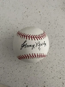 Johnny Pesky Autographed Baseball Boston Red Sox Sports Star - Signed At Fenway - Picture 1 of 3