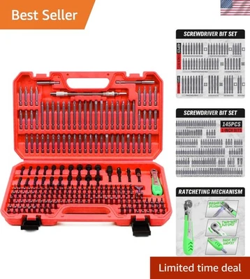Ultimate 232-Piece Bit Set:  Chrome Vanadium Steel with Organized Case - Image 1 of 4