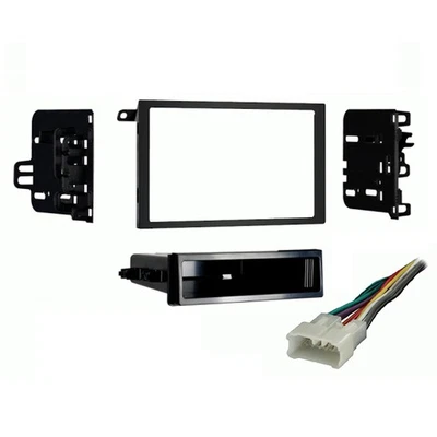 Kit de tablero de instalación de radio arnés estéreo doble DIN para Suzuki Esteem 1995-2003 Foto 1 de 3