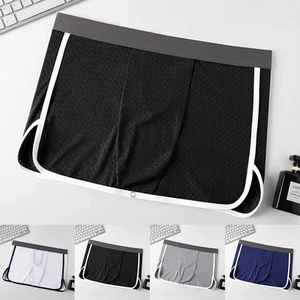 Calzoncillos boxer cómodos entrepierna abierta para hombre ropa interior transpirable lencería - Imagen 1 de 24