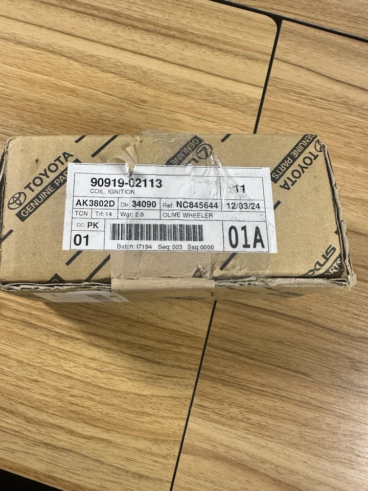 TOYOTA GENUINO AE86 LEVIN TRUENO COROLLA CP BOBINA DE ENCENDIDO 90919-02113 OEM Foto 1 de 4
