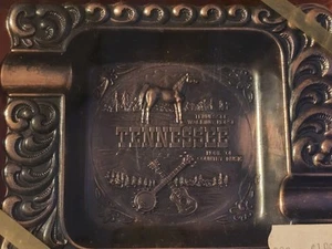 Vintage Souvenir Ashtray, Home Of Country Music Tennessee Walking Horse - Picture 1 of 10