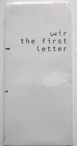 Wir The First Letter CD Sealed Longbox - Imagen 1 de 6