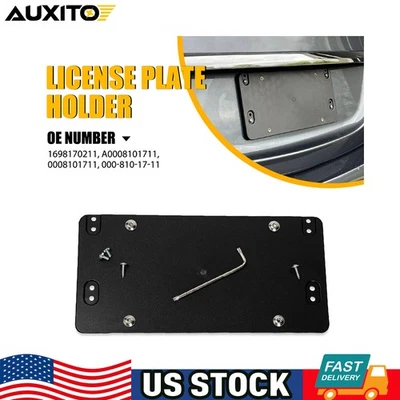 Soporte de placa de matrícula trasera para Mercedes-Benz GL S500 S550 S63 AMG H Foto 1 de 4