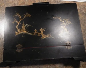 Vintage Asian Community Silberbesteck Besteck Truhe für 12 Gedecke 17x5x11 - Bild 1 von 16