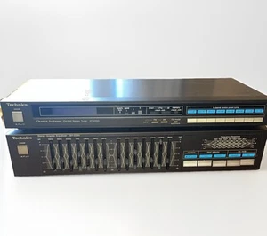 Technics SH-Z250 Equalizer & ST-Z550 FM/AM Stereo Tuner Tested And Working - Picture 1 of 10