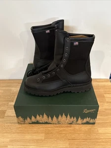 NEW Mens SZ 10 D Danner 8" Black Acadia Boots Style#21210 GORE-TEX MADE IN USA - Picture 1 of 4