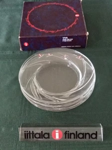 MCM Iittala Finland VIVA Tapio Wirkkala 1984 RARE 4 Bread & Butter Plates NIB - Picture 1 of 3