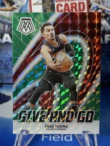 Trae Young 2023-24 Panini Mosaic Give and Go #10 Silver Prizm Atlanta HAWKS - Picture 1 of 3
