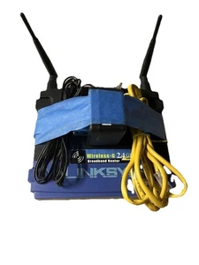 Linksys WRT54GS Wireless-G 2.4 GHz 802.11g Broadband Router - Bild 1 von 7