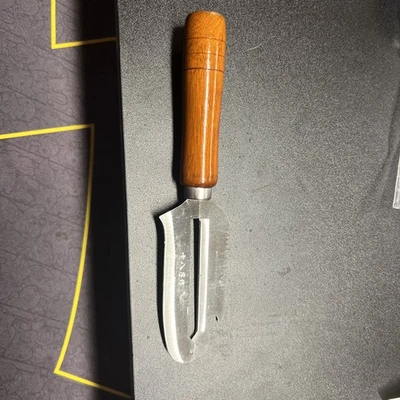 Vintage Thai Stainless Blades Multi-Functional Peeler Knife 7" - Image 1 of 4