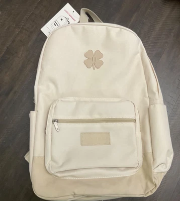 СОВЕРШЕННО новый Lucky Brand холст рюкзак - кремовый/коричневый-  - Изображение 1 из 4