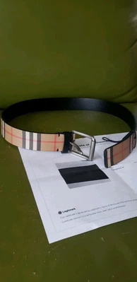 Cinturón Burberry Vintage Check lona electrónica Foto 1 de 4