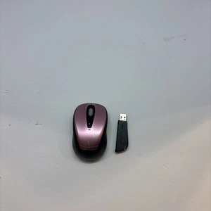 MICROSOFT WIRELESS MOBILE Notebook MOUSE 3000 MINI 1359 PINK TESTED/WORKING - Picture 1 of 6