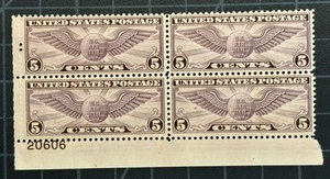 US Stamps-SC# C16 - Plate Block - MNH - SCV = $95.00 - Picture 1 of 2
