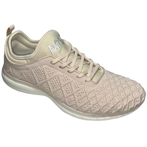 NWT APL TechLoom Phantom Beach Ivory Knit Athletic Running Shoe Sneakers Size 11 - Picture 1 of 12
