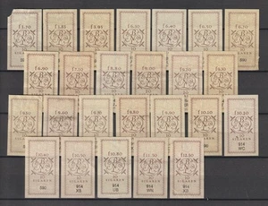 Netherlands Revenue stamp Accijns Banderol Tobacco Fiscal selection different 3 - Picture 1 of 1