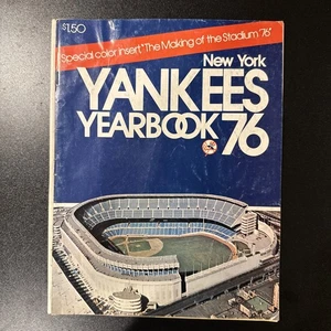 New York Yankees 1976 Team Jahrbuch gebraucht Munson Pinella Brennnesseln gut - Bild 1 von 6