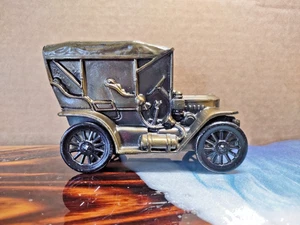 Banco de monedas de metal Banthrico de colección de los años 70 1910 Stanley Steamer Automobiles - Imagen 1 de 8