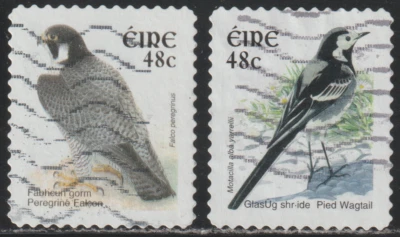 Ireland 2003 SC# 1514, 1515 - Peregrine Falcon - Pied Wagtail - Used Lot # 203 - Image 1 of 2
