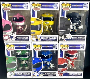FUNKO POP ! POWER RANGERS 30° anniversario COLLEZIONE COMPLETA 6 FIGURE IN STOCK - Foto 1 di 5