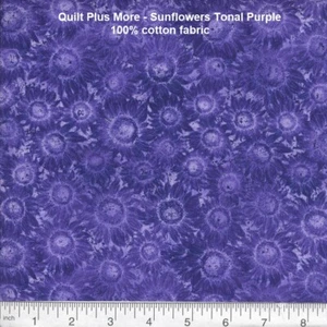 Sunflower Tone on Tone Pick SIZE & from 17 COLORS 100% cotton fabric - Picture 1 of 18