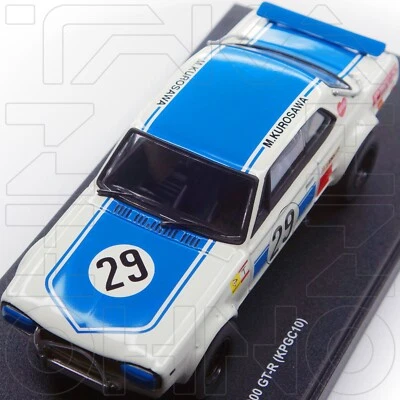 NISSAN SKYLINE 2000 GT-R KPGC10 #29 1970 KYOSHO 1:43 3026A 03026A WHITE BLUE NIB - Image 1 of 4