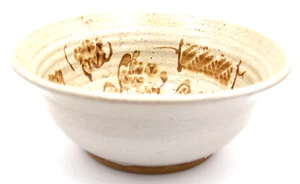 Servizio insalata grande ciotola naturale design dipinto a mano ceramica studio firmato - Foto 1 di 5