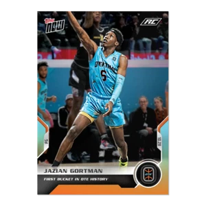 2021 TOPPS NOW OVERTIME ELITE #1 JAZIAN GORTMAN - 1ST BUCKET IN OTE HISTORY - Picture 1 of 2