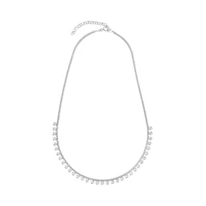 Primavera Sterling Silver Cubic Zirconia Necklace - Picture 1 of 4