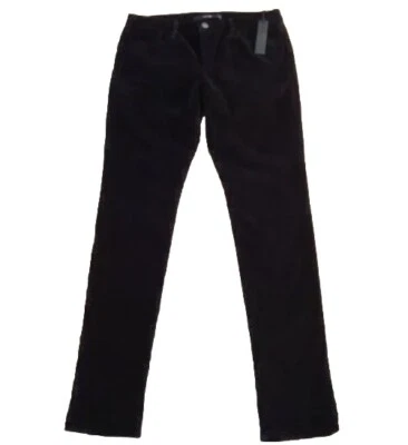 $179 Pantalón JOE'S JEANS CHELSEA Ultra Slim Fit Terciopelo NEGRO Hecho en EE. UU. Talla 29 Foto 1 de 4