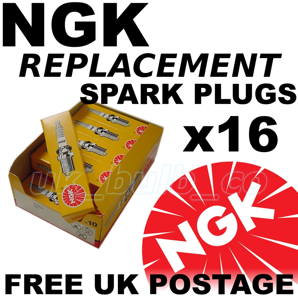 16x NGK Replacement SPARK PLUGS CHRYSLER 300C 5.7 lt All models 05 > No. 5444 - Image 1 of 1