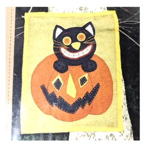 Halloween Pepper in the Pumpkin Black Cat Pattern Autumn Fall Bird Brain Designs - Picture 1 of 8