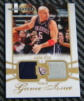 2007-08 HOT PROSPECTS JASON KIDD NBA GAME ISSUE JERSEY #D 7/99 - Image 1 of 2