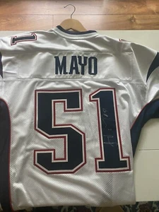 Jerod Mayo auto graphed Authentic Jersey - Picture 1 of 2