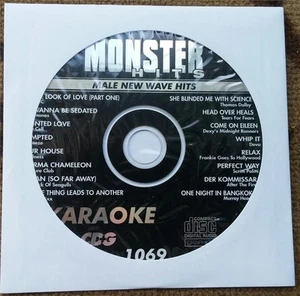 NEW WAVE KARAOKE CDG MALE 1980'S HITS MONSTER HITS MH1069 CULTURE CLUB cd+g cd - Imagen 1 de 1