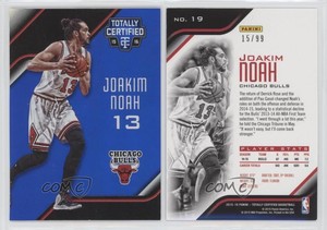 2015-16 Panini Totally Certified Mirror Blue /99 Joakim Noah #19