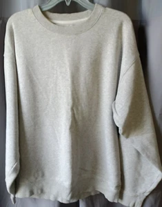 Eddie Bauer Sudadera Pullover Peso Pesado Gris Para Hombre Grande Alto - Imagen 1 de 9