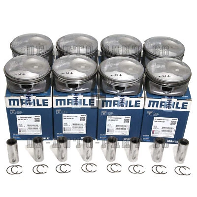 Kit de 8 pistones y anillos Mahle 94810304724 para Porsche Cayenne Panamera V8 de 4,8 L Foto 1 de 4