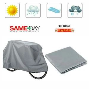 Heavy Duty Waterproof Bike Cover Rain Dust Resistant Bicycle Motorbike Universal - Picture 1 of 4