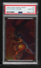 1996 Topps Finest Star Wars Salacious Crumb #75 PSA 10 GEM MT 05na
