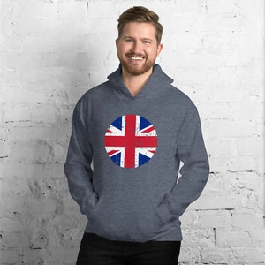 Sudadera con capucha unisex Union Jack Roundel personalizada - Imagen 1 de 5